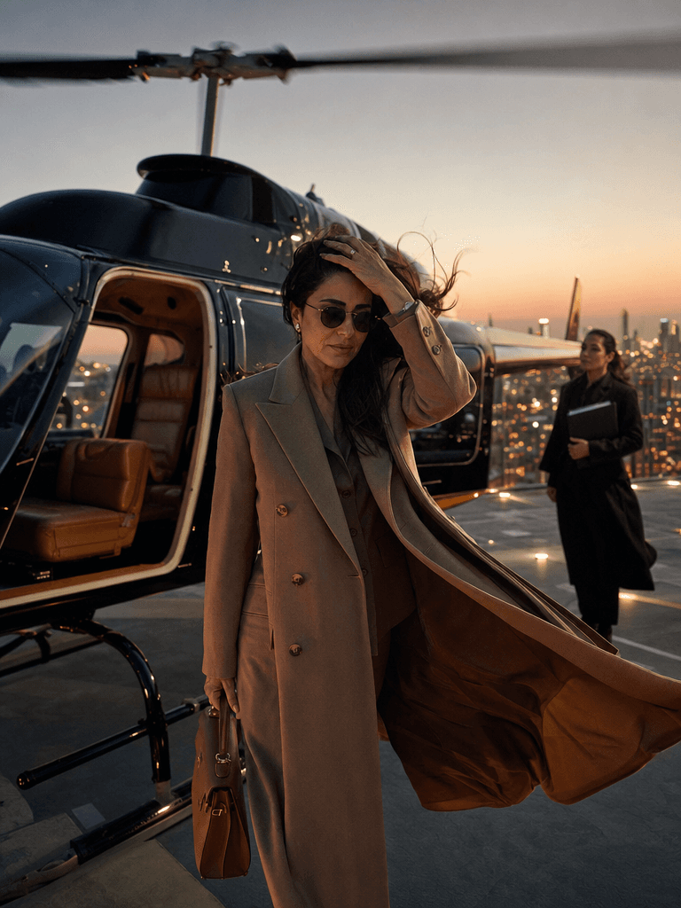 Helicopter Arrival